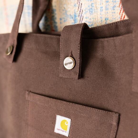 Upcycled handmade carhartt canvas tote bag - Picture 5 of 7